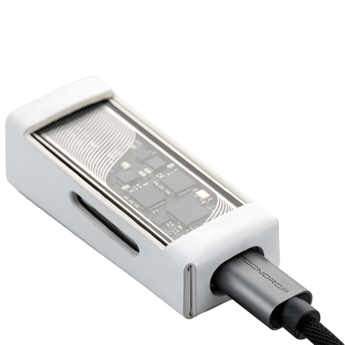 Moondrop 01 0030 MOONRIVER 2:Ti Kulaklık İçin Deri Kılıf | DAC İçin Özel Tasarım Koruyucu